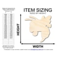 thumbnail image 2 of Unfinished Wood Hornet Mascot Shape 12" / 1/8", 2 of 3