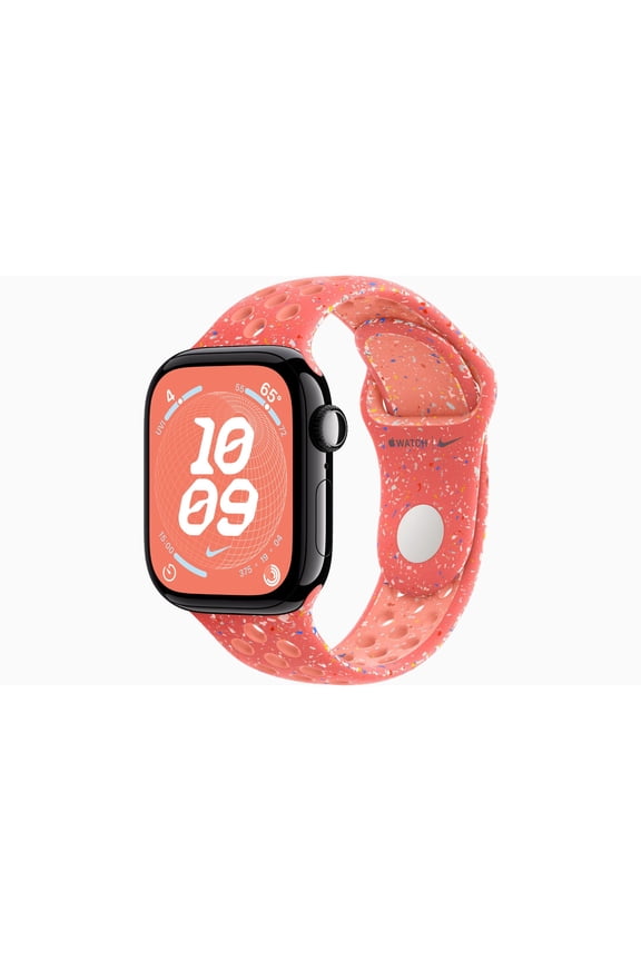 Restored Apple Watch Series 10 GPS + Cellular 46MM Jet Black Aluminium Case with Magic Ember Nike Sport Band (Refurbished)