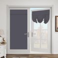 thumbnail image 1 of Cortina opaca para puerta, con aislamiento térmico, para privacidad, para puertas y ventanas, para patio, puerta francesa, puerta de entrada, cortina lateral, cortina con amarre, 26 x 69 pulgadas, 1, 1 of 3
