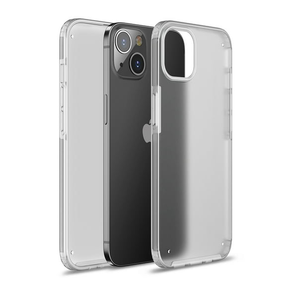 For iPhone 13 Pro High Quality Sleek Bumper Transparent Shockproof Hybrid Case Cover - Clear