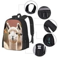 thumbnail image 2 of Easygdp Cute Alpaca in Daze Mochila de Gran Capacidad Minimalista Ideal para Escuela, Viajes y Uso Diario, 2 of 6