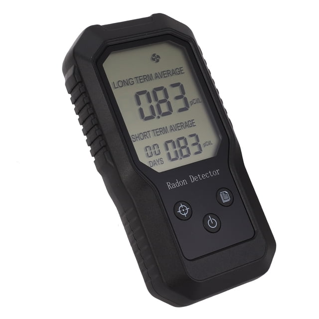 Digital Radon Tester, Battery Powered Accurate Measurement Protective Valve Lid Radon Concentration Detector for Tunnel Mine