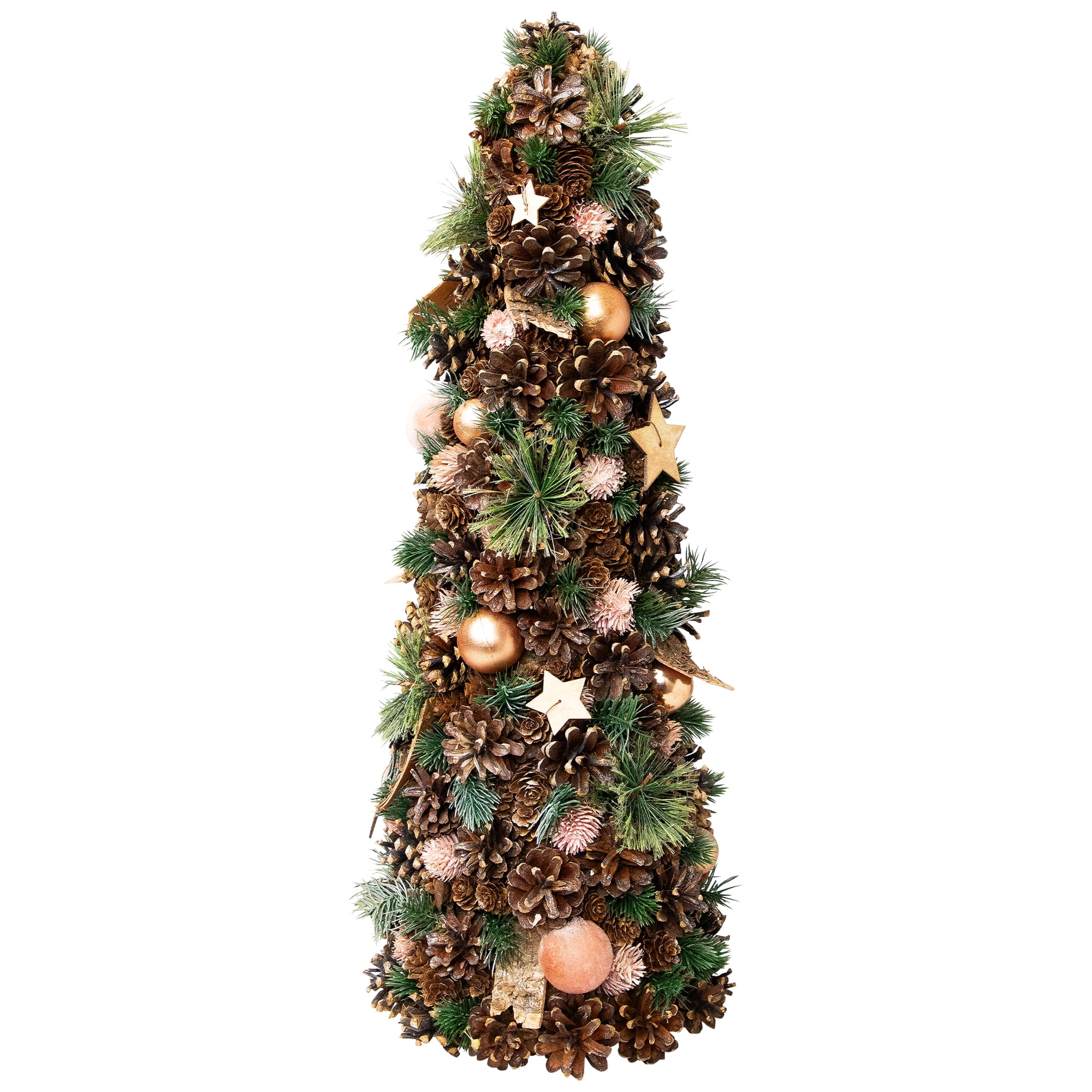 Pinecone and Tree Bark Artificial Christmas Decoration - 24"
