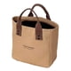 thumbnail image 2 of Bolso de mano de lona Jinwen Caqui con asa y bolsillo interior con cremallera, 2 of 8