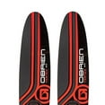 thumbnail image 4 of Open Box OBrien Vortex Combo 65.5 Inch Adult Mens Size 4.5-13 Wide Body Water Skis, Red, 4 of 5