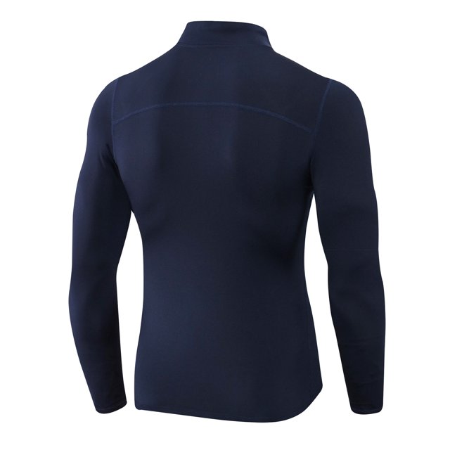 Ropa deportiva de terciopelo para hombre, suéter de cuello alto elástico cálido, blusa deportiva de manga larga Pompotops oipoqjl17925