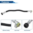 thumbnail image 4 of Manguera de Refrigerante de A/C para Mercedes-Benz S-Class 2006-2013 Línea de Manguera de Aire Acondicionado No.2218301016 Caucho Hierro, 4 of 6