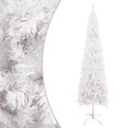 thumbnail image 1 of vidaXL Slim Christmas Tree White 150 cm, 1 of 5