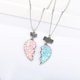 thumbnail image 2 of Colgante de medio corazón de mejores amigos para niños, regalo de amistad de joyería de mejor amigo para niños, 2 of 3