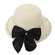 thumbnail image 1 of Sombrero de paja con lazo para mujer, de 56 a 58 cm de circunferencia, con protección solar, para playa y sol, 1 of 5