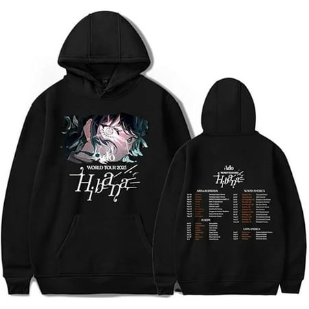 Ado 2025 World Tour Unisex Hoodie Merch Long sleeve winter pullover
