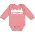 thumbnail image 3 of Inktastic Buffalo New York NY Cities Skyline Boys or Girls Long Sleeve Baby Bodysuit, 3 of 5