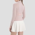 thumbnail image 4 of EDFBUYKRS Women's Long Sleeve Tunic Tops Casual Tshirts Loose Crewneck Buttons Side Pullover Sweaters Fall Comfy Split L, 4 of 6