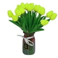 thumbnail image 2 of 20 Tulipanes Artificiales, Tulipanes Falsos Multicolores, Flores Artificiales para Decoración Del Hogar, Arreglos Florales para Bodas y Fiestas., 2 of 5