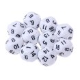 thumbnail image 1 of 10x10 Uds. Dados Opacos Acrílicos De 16 Caras D16 De 14mm Para Juego De Rol RPG, 1 of 8