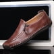 thumbnail image 3 of Zapatos de cuero para hombre, zapatos casuales de verano y otoño con cremallera lateral, zapatos de negocios transpirables para hombre Doug, 3 of 6