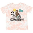 thumbnail image 3 of Inktastic 2nd Birthday Bear on Bicycle 2 Year Old Boys or Girls Toddler T-Shirt, 3 of 5