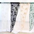 thumbnail image 4 of Women Narrow Long Scarf Flower Embroidered Lace Scarf Pure Color Cute Swee, 4 of 8