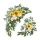 thumbnail image 3 of 2 piezas de flores artificiales para arco de boda, decoración rústica para fondo girasol, 3 of 9