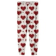 thumbnail image 4 of Fgvctg Valentine's Day Pajama Pants for Men Lover Sleepwear Elastic Bottom Pajamas Heart Print High Waisted Pj Pants Loose Spring Fall Drawstring Lounge Pants with Pockets Watermelon Red 3XL, 4 of 6