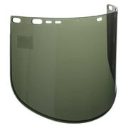 Jackson Safety Face Shield Visor,Dark Green,1/16" Thick 29086