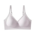 thumbnail image 5 of Arlun Womens Seamless Bras No Underwire Comfort Push Up Bras Buttery Soft Smoothing Wireless Bralettes Full Coverage Supportive Sport Everyday Bras Purple L, 5 of 5