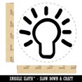 thumbnail image 2 of Light Bulb Idea Doodle Rubber Stamp for Scrapbooking Crafting Stamping - Large 1-1/4 Inch, 2 of 7