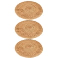 thumbnail image 3 of 6 Pcs  Practical Woven Placemat Heat Insulation Pad Table Protector Mat for Home, 3 of 6