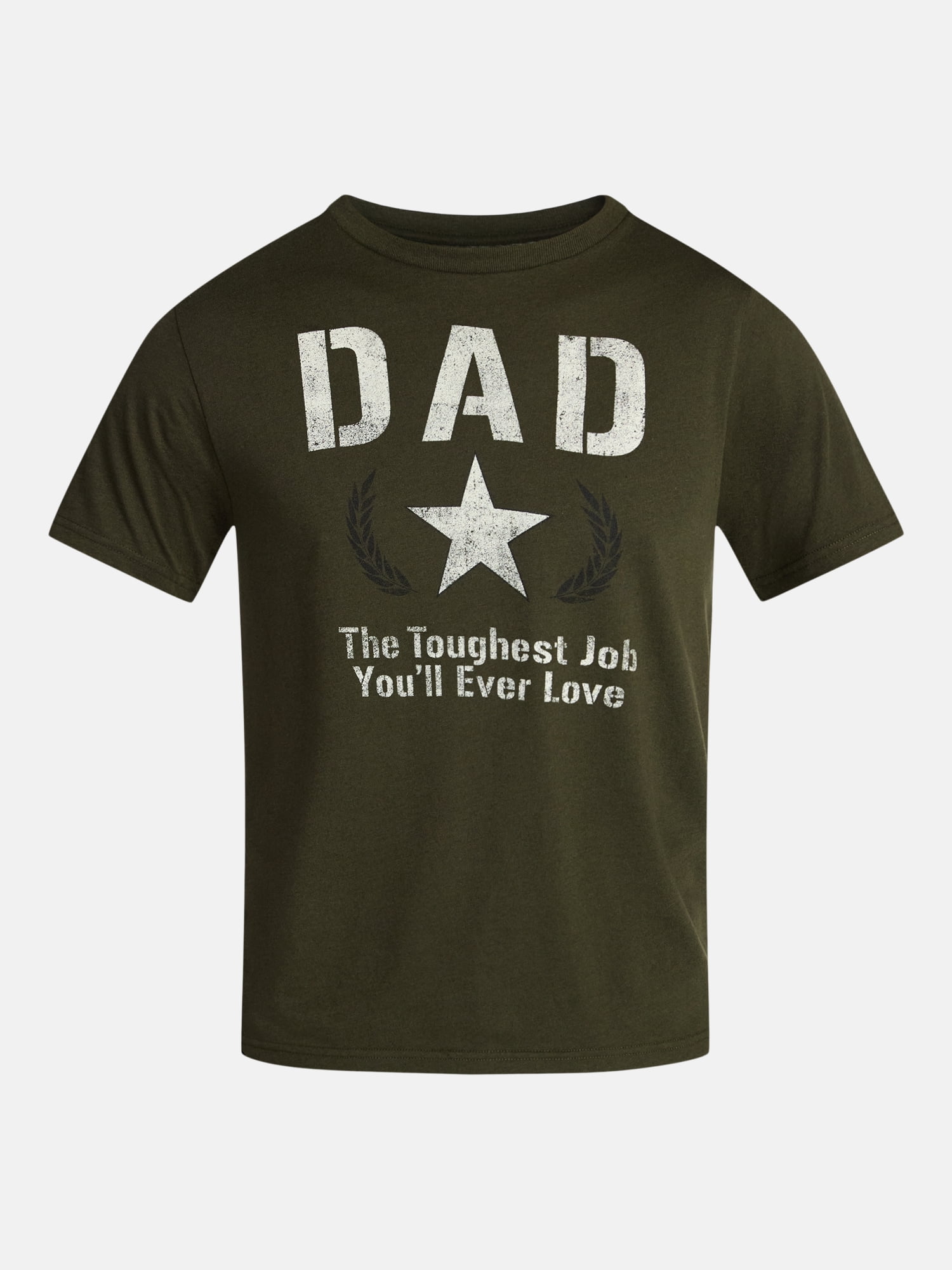 Father's Day Men's Army Ranger Dad Graphic Tee by Way to Celebrate, Sizes XS-5XL