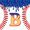White B, variant on Erosebridal Orange Monogrammed M Twin Quilt Set, Sport Baseball Twin Coverlet Set, Girls Boys, 2pcs