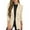 Beige, variant on Abomasnow Womens Casual Blazer Jacket Gold Button Long Sleeve Work 0ffice Blazer Shawl Lapel Open Front Jacket