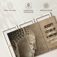 thumbnail image 6 of Elephant Stock Have Faith Buddha Quote Wall Art - Horizontal Multi Panel Canvas - Living Room Wall Decor - Wellness Multi Panel - Beige And Brown Decor - 33" x 20", 6 of 8