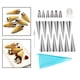 thumbnail image 5 of 21 piezas de tubos de forma de Cannoli de material acero inoxidable, utensilios de pastelería, tubos para hornear, de cuerno de crema, de conos de, 5 of 9
