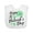 AA-White, variant on Inktastic Happy St. Patrick's Day- four leaf clovers Boys or Girls Baby Bib