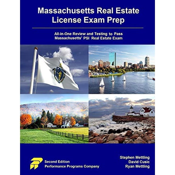 Pre-Owned Massachusetts Real Estate License Exam Prep: All-in-One Testing and Testing to Pass Massachusetts' PSI Real Estate Exam (Paperback) 0915777460 9780915777464