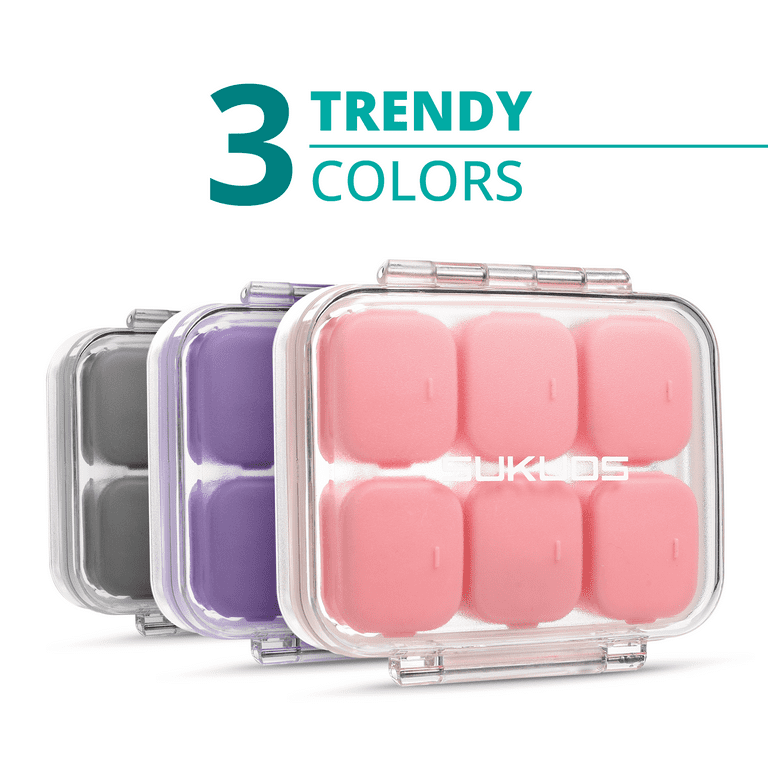 Sukuos Daily Use Multicase Pill Organizer 1 Pack, Easy to