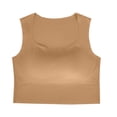 thumbnail image 6 of Purcolt Womens Ribbed Knit Tank Tops Stretchy Casual Crew Neck Wide Strap Cropped Tops Summer Comfort Sleeveless Basic Cami Blouses, 6 of 9