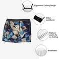 thumbnail image 6 of Naloa Abstract Blue Squares Print Mens Underwear - Boxers for Men, Classic Briefs for Men, 6 of 9