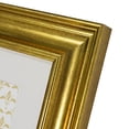 thumbnail image 4 of 6x6 Picture Frame Gold - Matted for Gallery Wall or Tabletop Photo Frame, 4 of 7