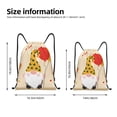 thumbnail image 2 of Rocae Three Gnomes With Balloons for Gym Bag Drawstring Bags Gym Backpack for Gym, Travel, Sports, Swimming, Beach-Small, 2 of 6