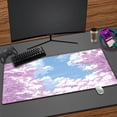 thumbnail image 4 of Alfombrilla de ratón de estilo japonés con diseño de flor de cerezo Fuji, alfombrilla de ratón grande XXL para Gamer XL, 100x50, alfombrillas de escritorio, teclado, alfombrilla de goma para mesa, 4 of 5