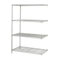 thumbnail image 2 of Safco 5295GR Add-On Kit - 48.0" x 24.0" x 72.0" - 4 x Shelf(ves) - Metallic Gray, 2 of 2