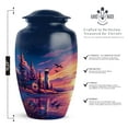 thumbnail image 2 of Lighthouse Funeral Urns For Humans Adult Male, Purple Cremation Urns For Human Ashes For Female, Large Decorative Urn For Mom And Dad, Blue Urn For Ashes Adult , 10 Inch, 2 of 10