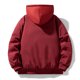thumbnail image 4 of Ceisia Men's solid color warm hooded coat long sleeve outerwear Gift, 4 of 4