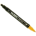 thumbnail image 2 of Marvy Uchida Dual-Tipped Ball & Brush Fabric Marker - Fluorescent Orange, 2 of 2