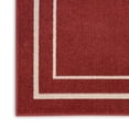 thumbnail image 3 of Nourison Essentials Indoor/Outdoor Brick/Ivory 5' x square Area Rug, (5 Square), 3 of 11