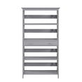 thumbnail image 2 of Convenience Concepts Oxford Five-Tier Bookcase with Drawer in Gray Wood Finish, 2 of 7