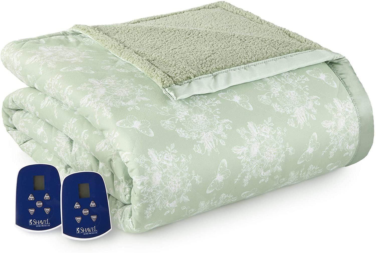 Micro flannel reverse to sherpa electric blanket hotsell