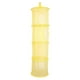 thumbnail image 1 of Organizador de almacenamiento de malla colgante plegable de red con 4 compartimentos, cesta de secado colgante Amarillo, 1 of 6