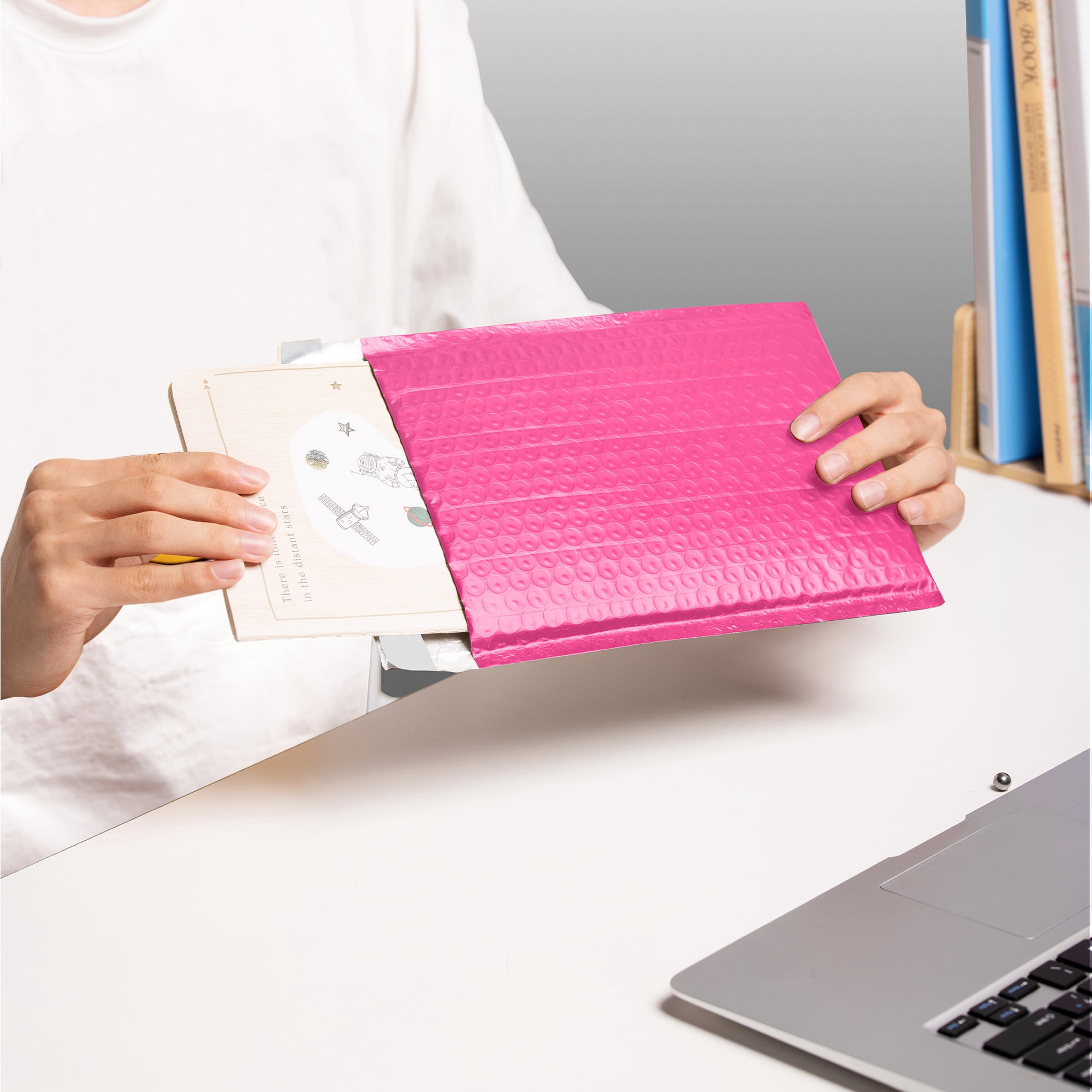Alternium Bubble Mailer 6"x9" Pink 25 Pack
